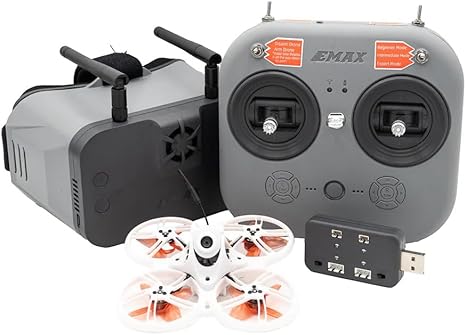 Tinyhawk 3 PLUS+ RTF Kit Ready To Fly ELRS Analog FPV Drone Mini Racing Quadcopter Durable Frame with Controller and Goggles for Beginners