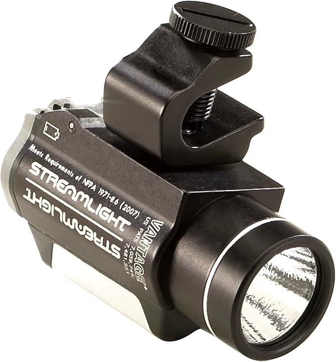 Streamlight 69140 Vantage LED Helmet Mounted Flashlight, Black