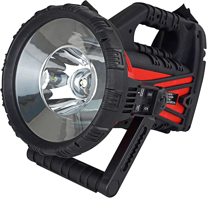 LED High Power Remote Spot Light, Rechargeable LED Flashlights High Lumens, Powerful Handheld LED Flashlights for Emergencies Camping