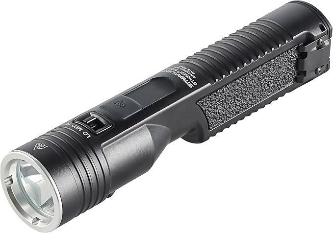 Streamlight 78202 Stinger 2020 S 2000-Lumen Rechargeable Flashlight with 120V AC/12V DC 1 Holder Charger, Black