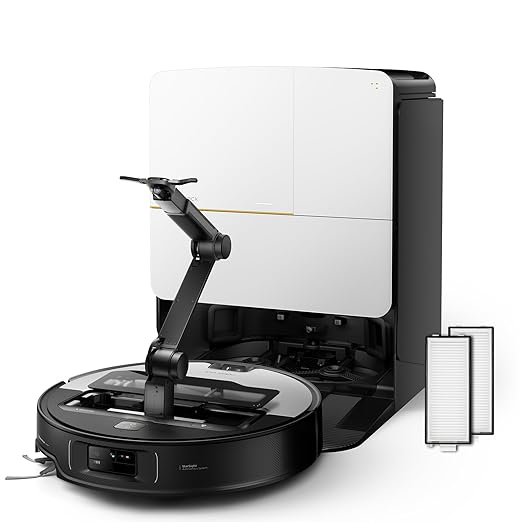 roborock Saros Z70 Robot Vacuum Cleaner and Washable Filter Bundle