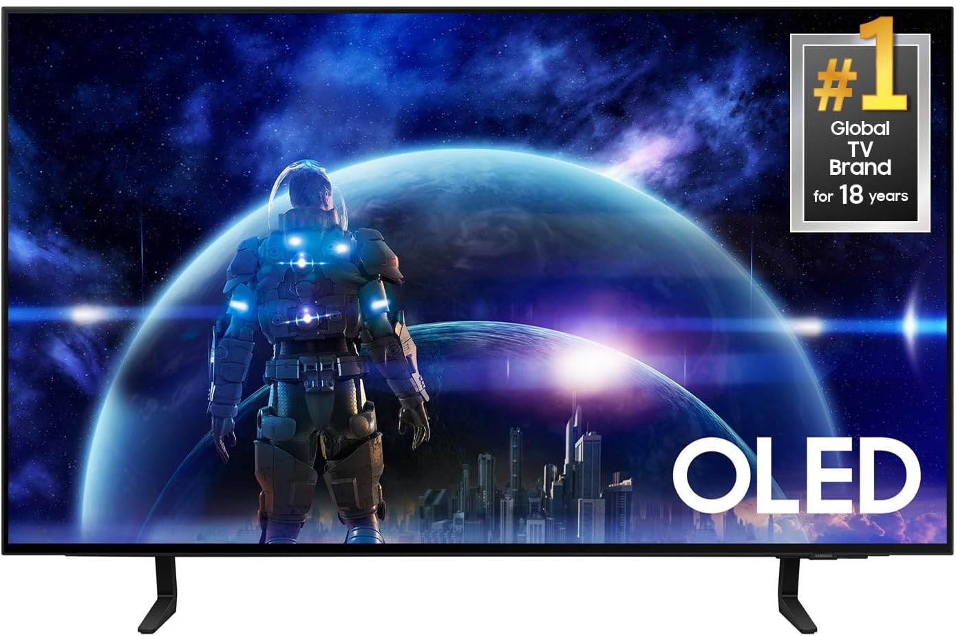 SAMSUNG 42-Inch Class OLED 4K S90D Series HDR Smart TV w/Dolby Atmos, Object Tracking Sound Lite, Motion Xcelerator, Real Depth Enhancer, 4K AI Upscaling, Alexa Built-in (QN42S90D, 2024 Model)