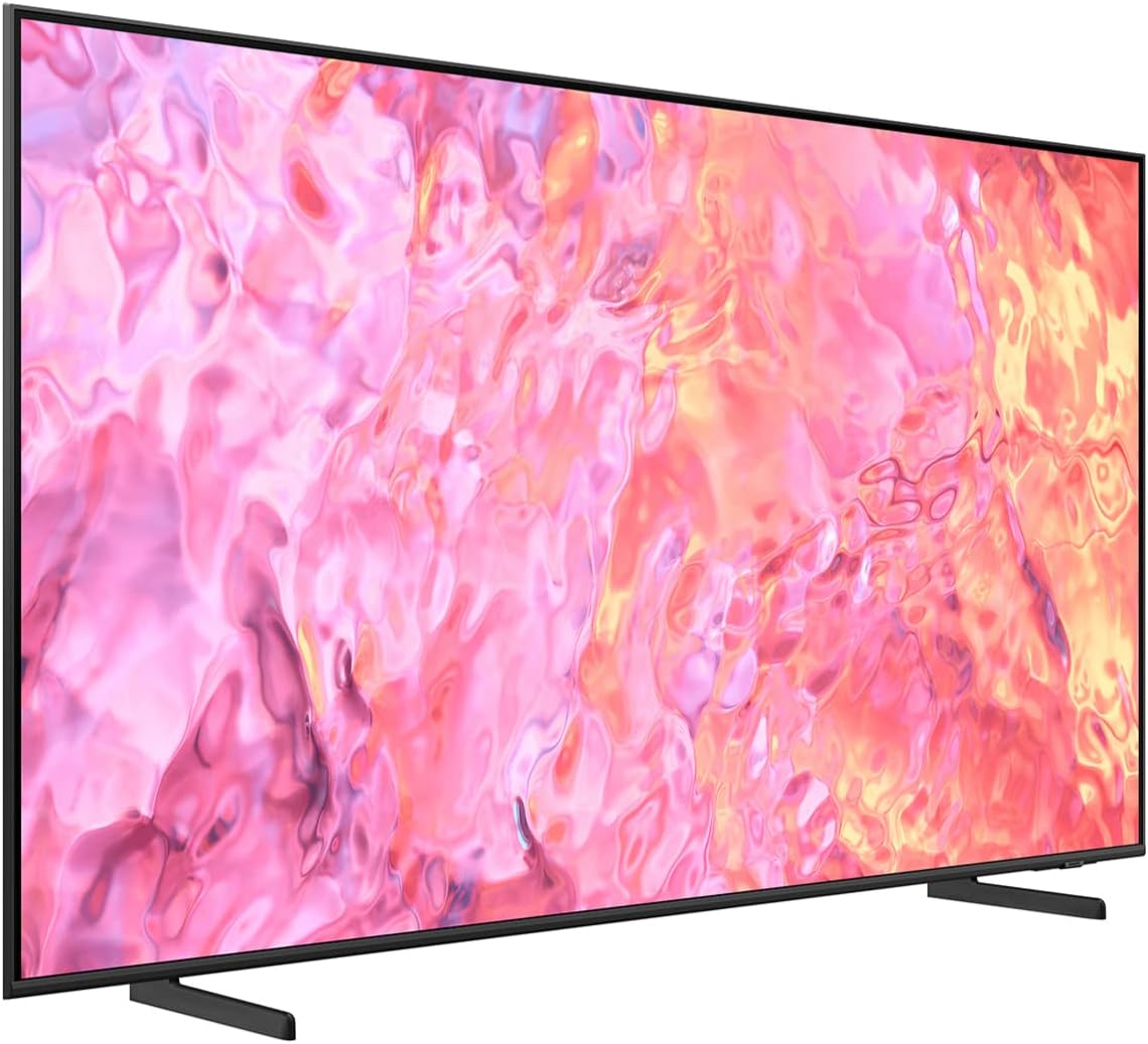 Samsung 43" QLED 4K Q60C Series Quantum HDR, Dual LED, Object Tracking Sound Lite, Q-Symphony, Motion Xcelerator, Game Hub, Smart TV with Alexa Built-in (QN43Q60C, 2023 Model)