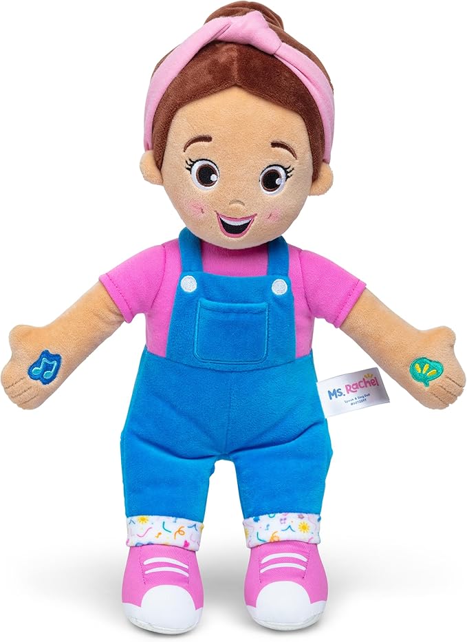 Ms. Rachel Official Talking and Singing Doll, 16" Tall Interactive Toy with 4 Songs and 16+ Phrases, Toddler Toy for Girls and Boys Ages 6 Months to 3 Years
