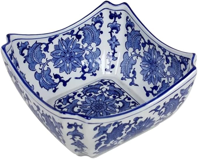 JATDHY Ceramic Fruit Plate Home Furnishings Large Jingdezhen Porcelain Offering Plate Living Room Tea Table
