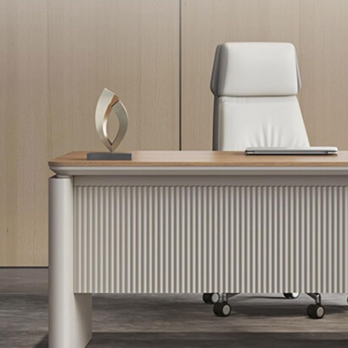 YZABEL 71 inch L Shaped Executive Deskwith Drawers and Lateral File Cabinet, Modern Design Office Computer Desk Writing Study Table Furniture Set Workstation for Home Office