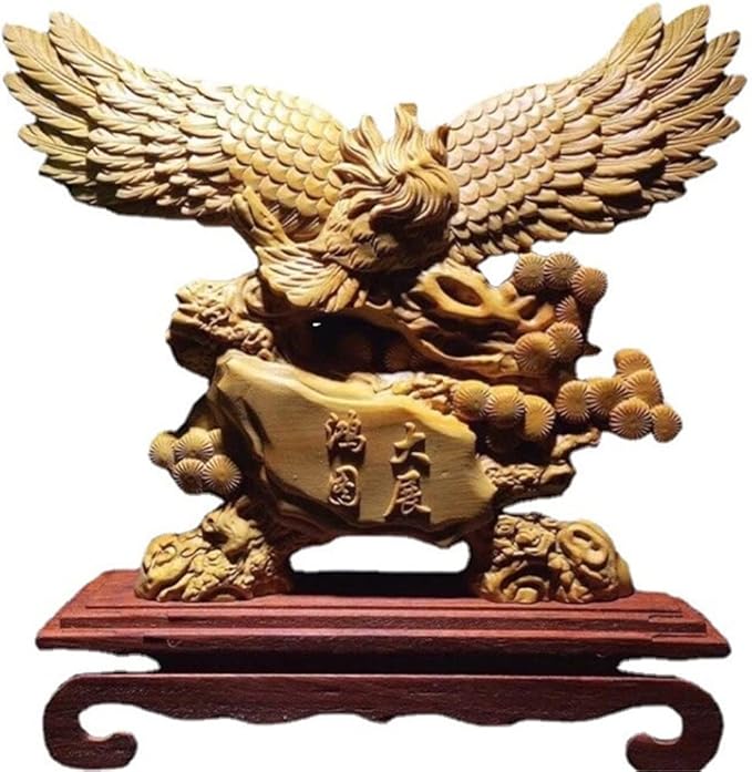 Home Decoration Thuja Wood Carving Ornaments Crafts Soar Cloud Home Furnishing Ornaments Gifts Ornaments