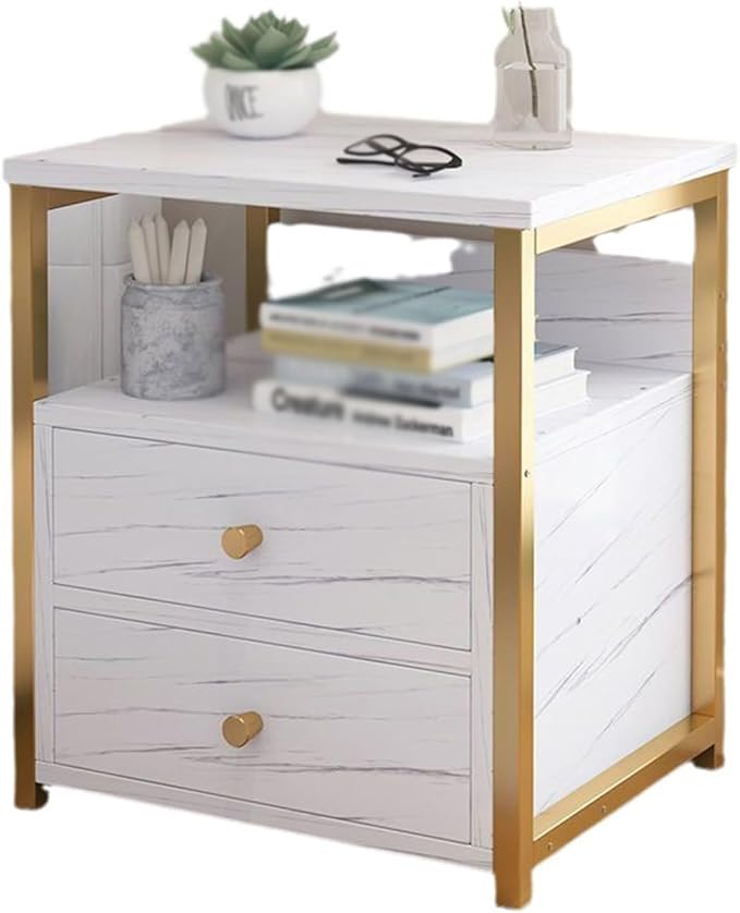 DFHBFG Bedside Cabinet Storage Locker Home Bedside Cabinet Small Storage Shelf in Bedroom