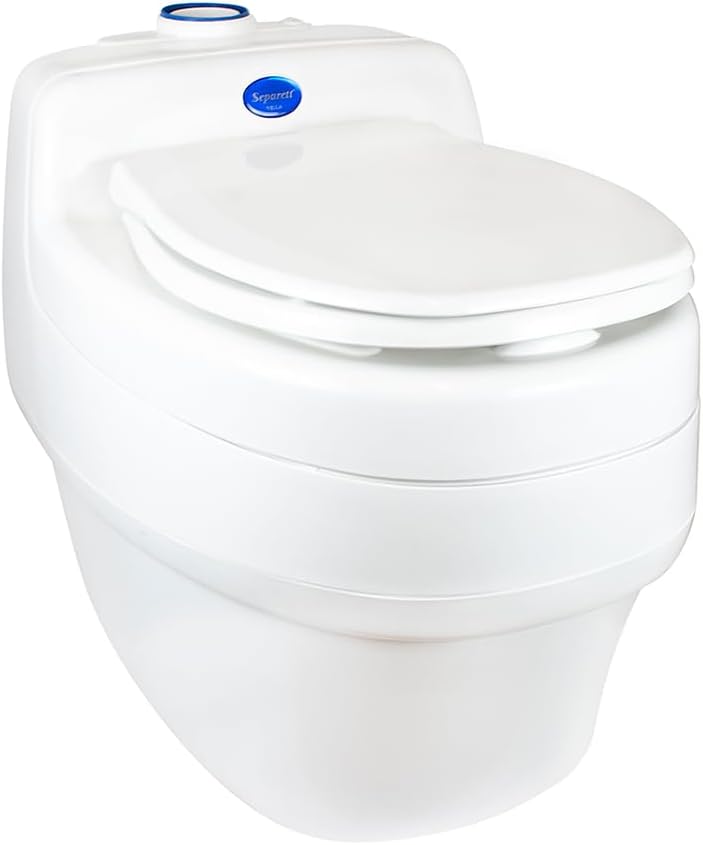 Compost toilet Separett Villa urine diverting high capacity