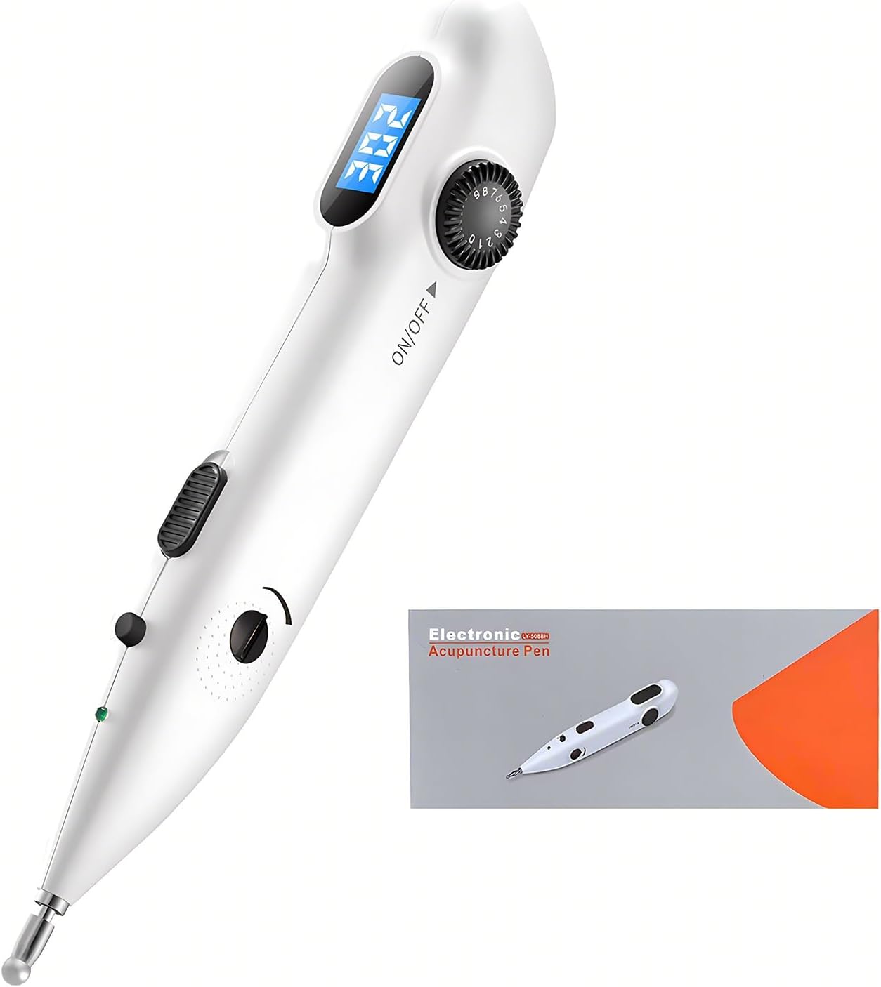 Electronic Acupuncture Pen - Acupuncture Point Pen - Electric Acupuncture Indicator, Massage Pen, Rechargeable, Automatic Acupuncture Point Finder