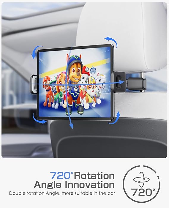 2 Pack Tablet iPad Holder for Car Backseat Tablet Holder Phone Mount Stand for iPad, Tablets, Nintendo Switch, iPhone, Smartphones, Gift for Men and Women (Style B)