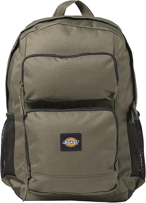 Dickies Double Pocket Backpack, Moss Green, AL