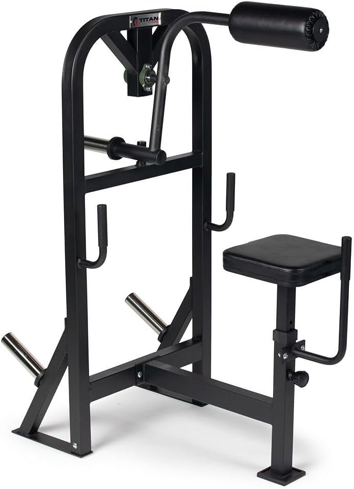Titan Fitness Plate Loaded Neck Machine, 4-Way Specialty Machine for Neck Muscles, Rated 175 LB, Multi-Direction Neck, Should, Head Training