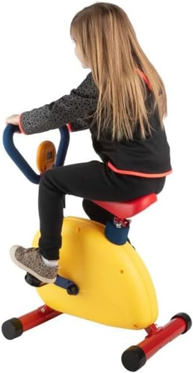 Fun and Fitness Exercise Equipment for Kids, Adjustable Play Fitness Exercise Equipment Stationary Bike for Boys and Girls Ages 3 and Kids Exercise Bike