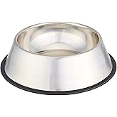 Amazon Basics Stainless Steel Dog Bowl, Single