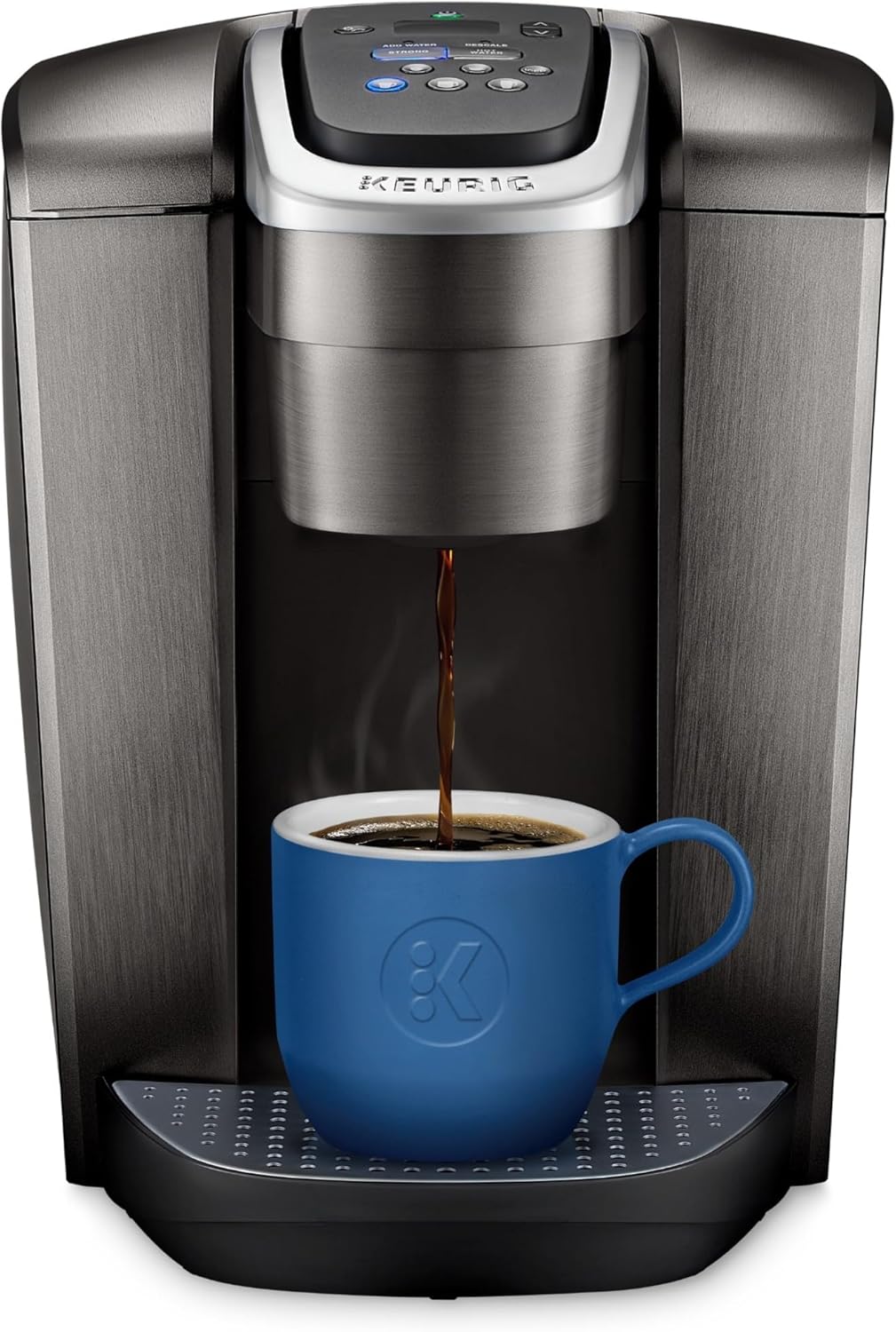 Keurig K-Elite Single-Cup Coffee Pot with Strength and Temperature Control, Ice Coffee Capacity, 8 to 12 Ounces Brewing Size, Programmable, Brushed Slate