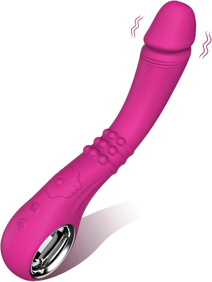 G Spot Vibrator Sex Toys Dildo -10 Vibrating Dildos Mini Bullet Vibrator for Click Super Mode Clitoral Stimulator Vibrater Female Sex Toys, Adult Sex Toys for Women and Couple Sex Games (Pink)