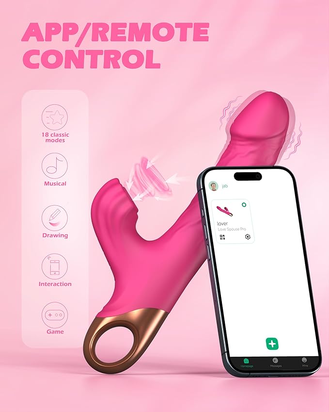 Sex Toys for Women Vibrators, Realistic Dildo Sex Toy with 9 Vibrations & 9 Sucking Modes, Adult Toys Thrusting Vibrator G Spot Vibrator, Clitoral Stimulator Adult Toy