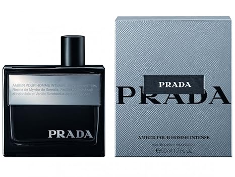 Prada Amber Intense Eau de Parfum Spray for Men, 1.7 Ounce