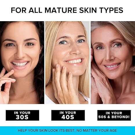 SimplyVital Collagen, Retinol & Hyaluronic Acid Cream - Anti-Aging Face Moisturizer for Face, Neck & Décolleté - Made in USA, Daily Moisturizer Face Cream - 1.7 fl.oz.