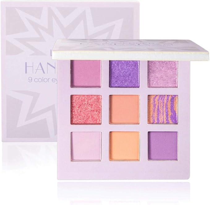 FMURY Eyeshadow Palette 9 Colors Matte Eyeshadow Palette Glitter Eyeshadow Makeup Nude Makeup Eyeshadow Palette Cosmetics(E)