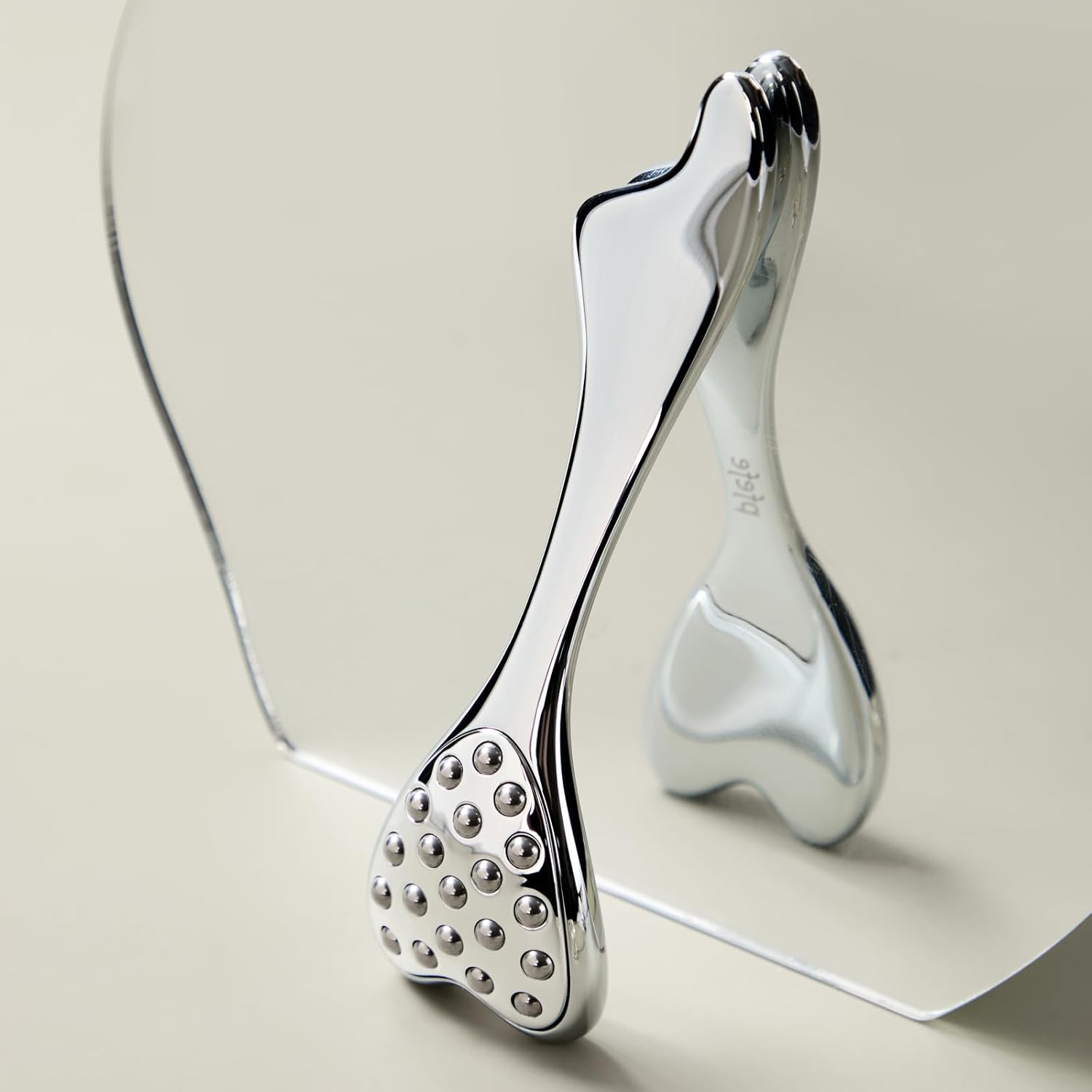 Stainless Steel Gua Sha & Face Roller, 3-in-1 Dolphin Facial Roller for Esthetician Supplies Women Gift, Skin Care Tool for Puffiness, Wrinkles, Dark Circles (1 Pc)